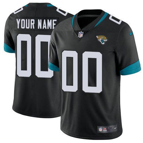 2019 NFL Youth Nike Jacksonville Jaguars Black Alternate Stitched Custom NFL Vapor jersey->youth nfl jersey->Youth Jersey